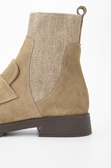  Valmenti Kadın Vizon Süet Hakiki Deri Casual Bot