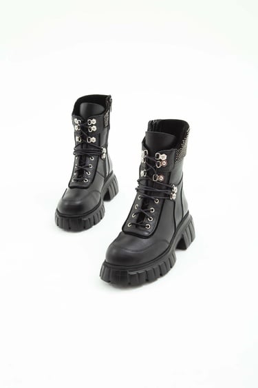  Tamer Tanca Kadın Hakiki Deri Siyah Casual Bot