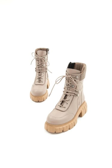  Tamer Tanca Kadın Hakiki Deri Vizon Casual Bot