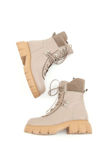  Tamer Tanca Kadın Hakiki Deri Vizon Casual Bot