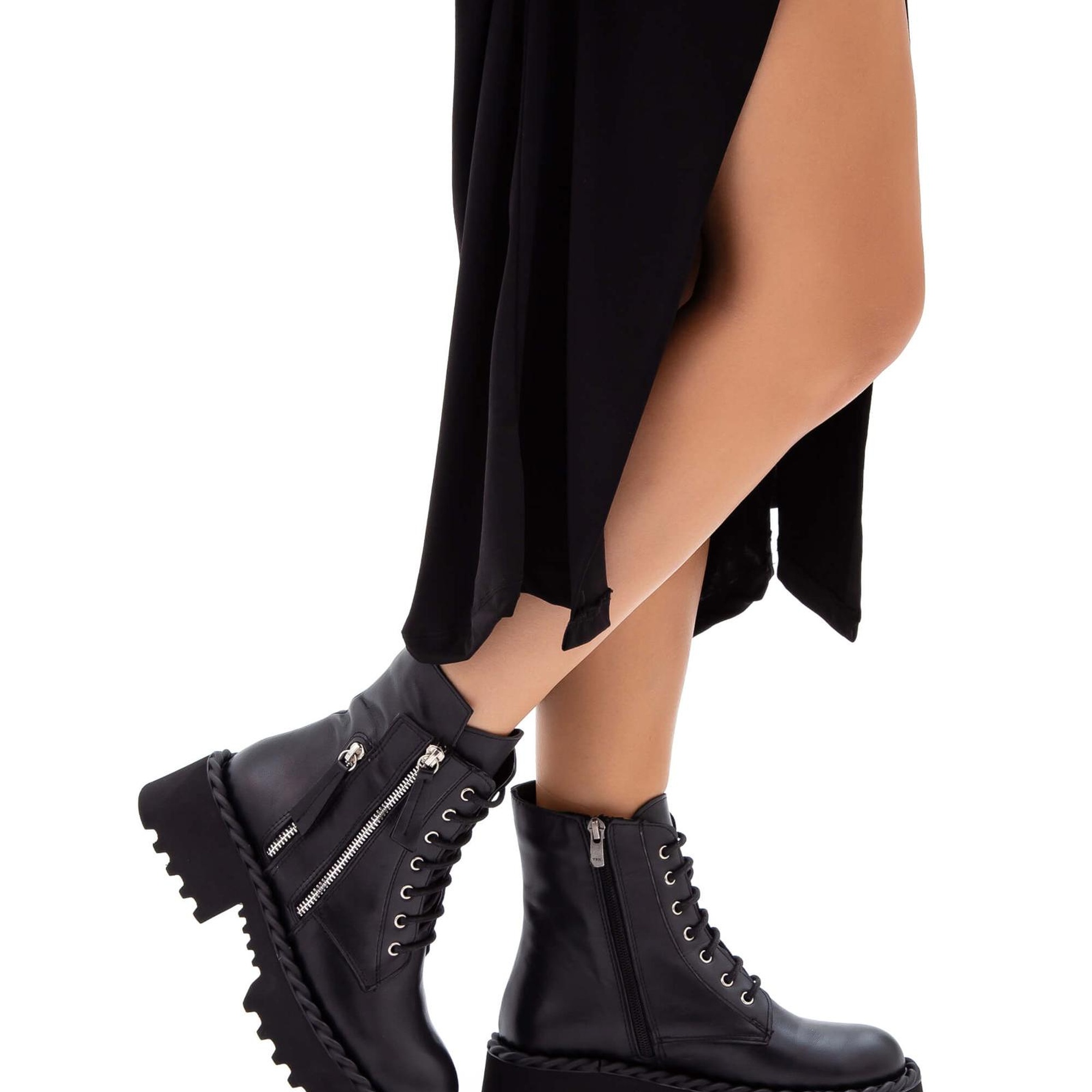 Tamer Tanca Kadın Hakiki Deri Siyah Analin POSTAL Bot