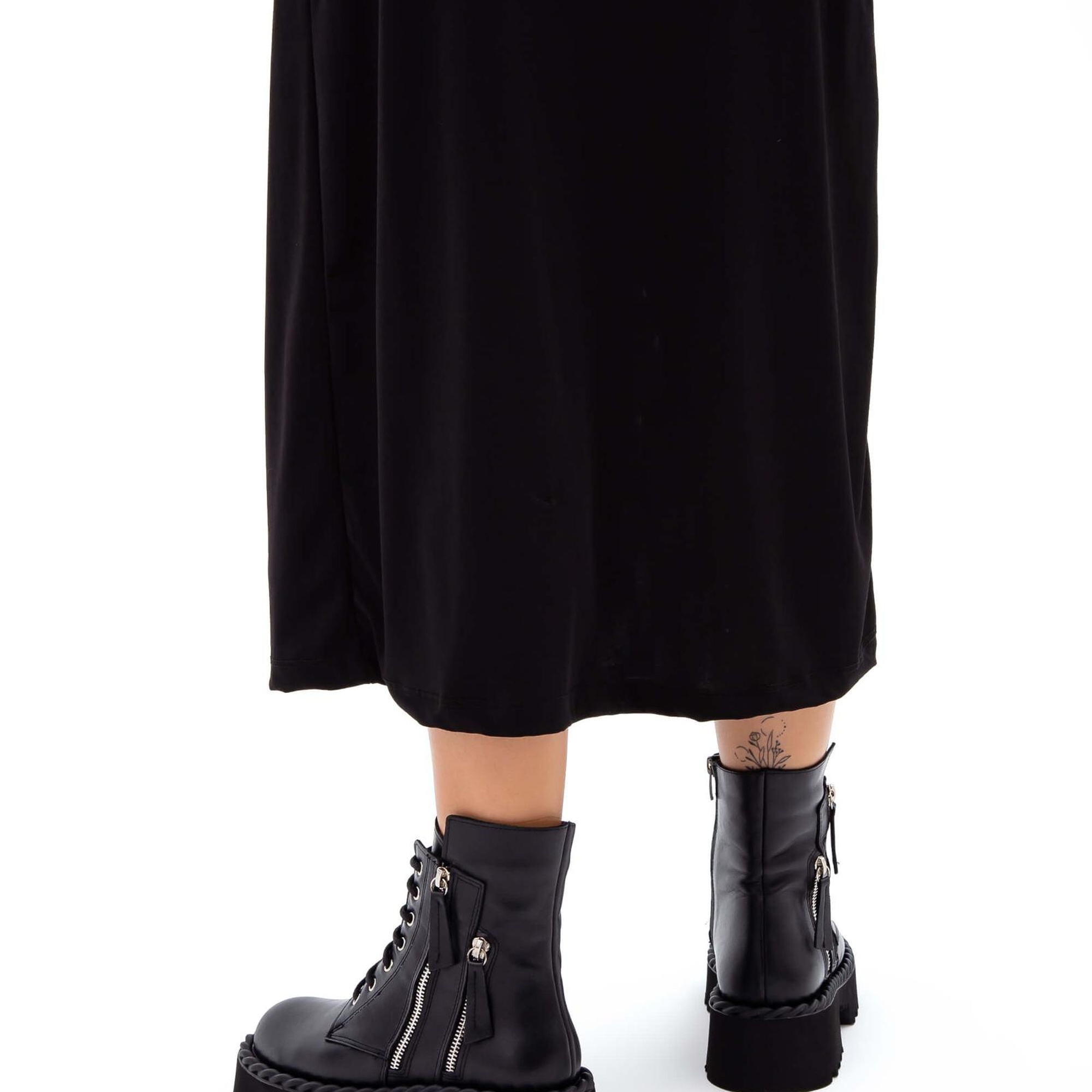 Tamer Tanca Kadın Hakiki Deri Siyah Analin POSTAL Bot