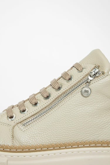  Valmenti Nia Kadın Vizon Floter Hakiki Deri Casual Bot