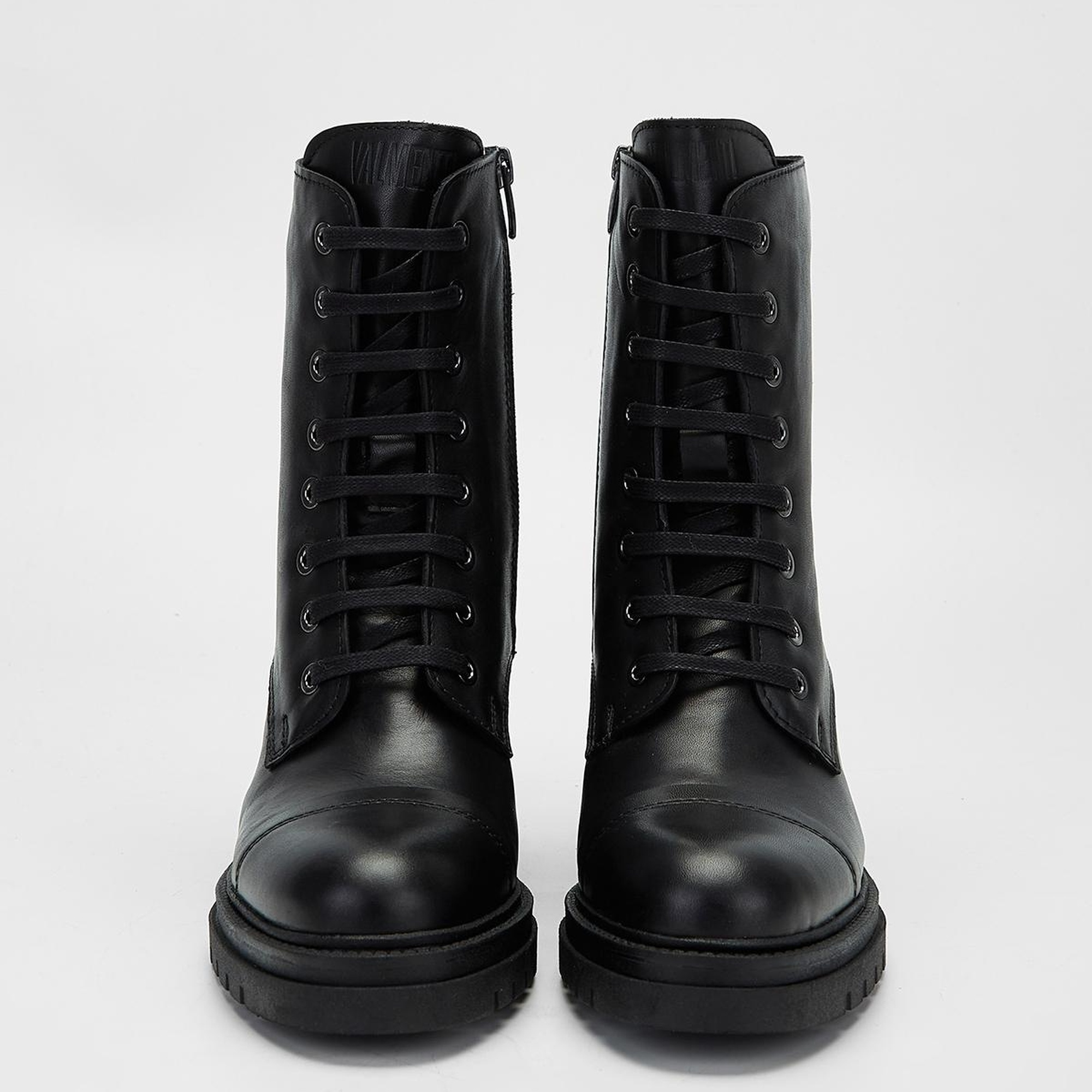 Valmenti Kadın Siyah Hakiki Deri Casual Bot