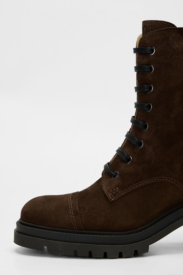  Valmenti Kadın Kahverengi Süet Hakiki Deri Casual Bot