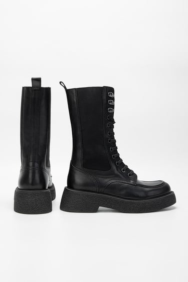  Valmenti Kadın Siyah Hakiki Deri Casual Bot