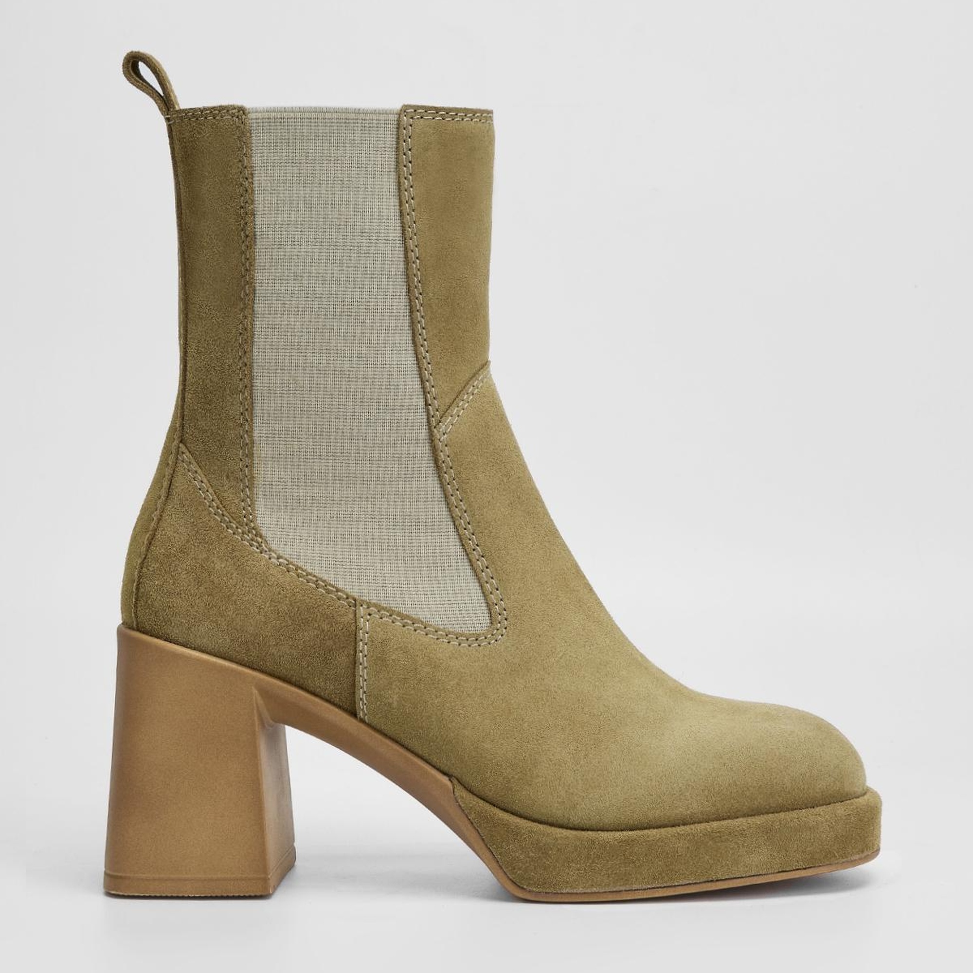 Valmenti Astrid Kadın Bej Süet Hakiki Deri Casual Bot