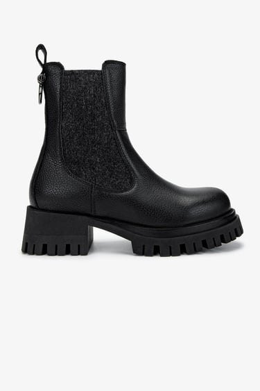  Valmenti Kadın Hakiki Deri Siyah Floter Düz Bot