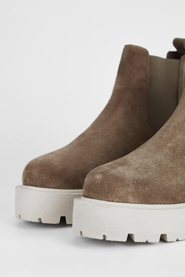  Valmenti Kadın Vizon Süet Hakiki Deri Casual Bot