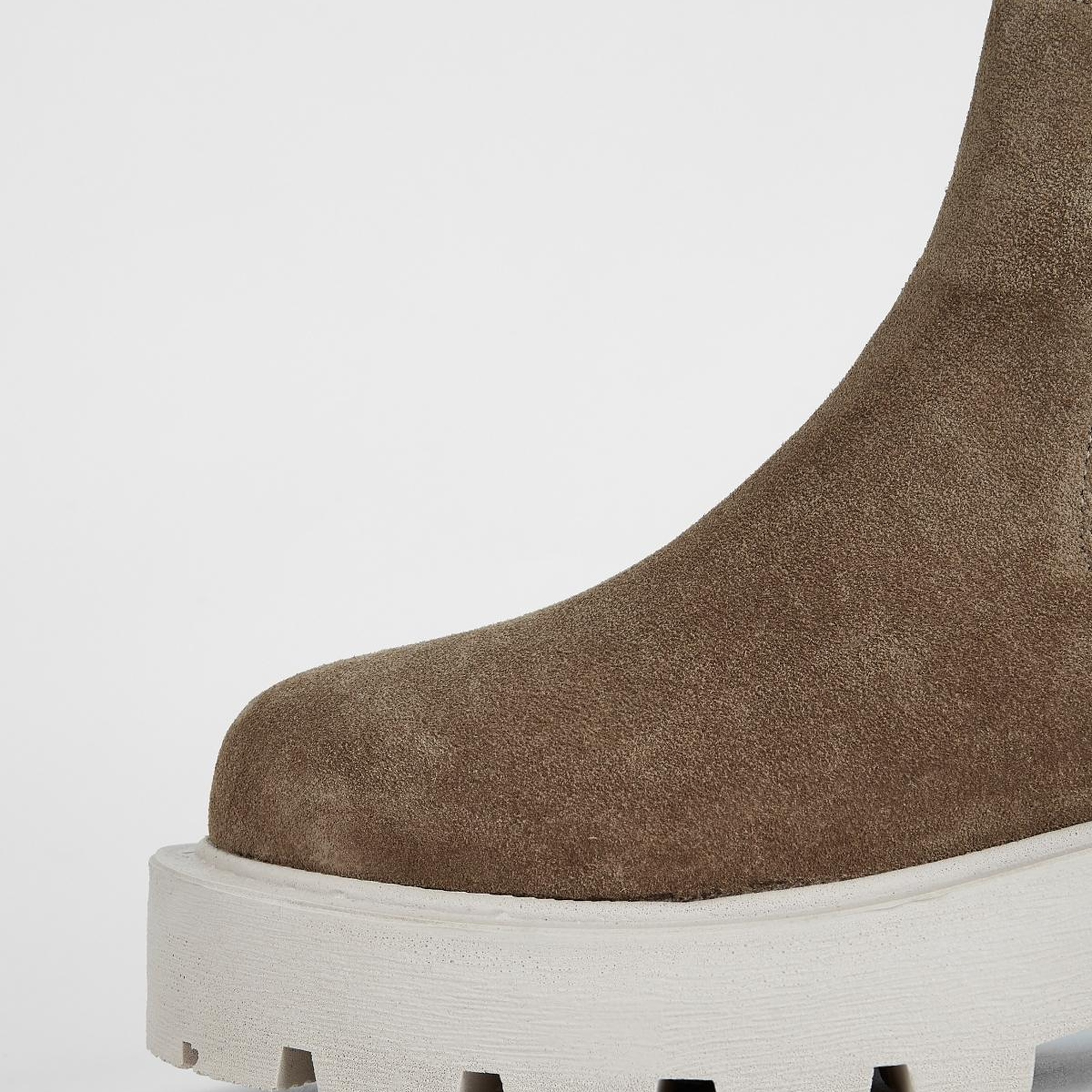 Valmenti Kadın Vizon Süet Hakiki Deri Casual Bot