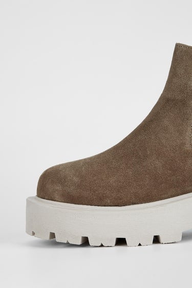  Valmenti Kadın Vizon Süet Hakiki Deri Casual Bot