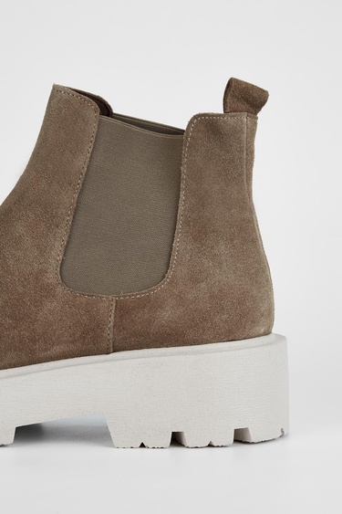  Valmenti Kadın Vizon Süet Hakiki Deri Casual Bot