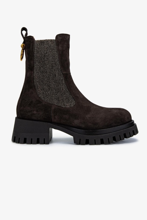  Valmenti Kadın Hakiki Deri Gri Düz Bot