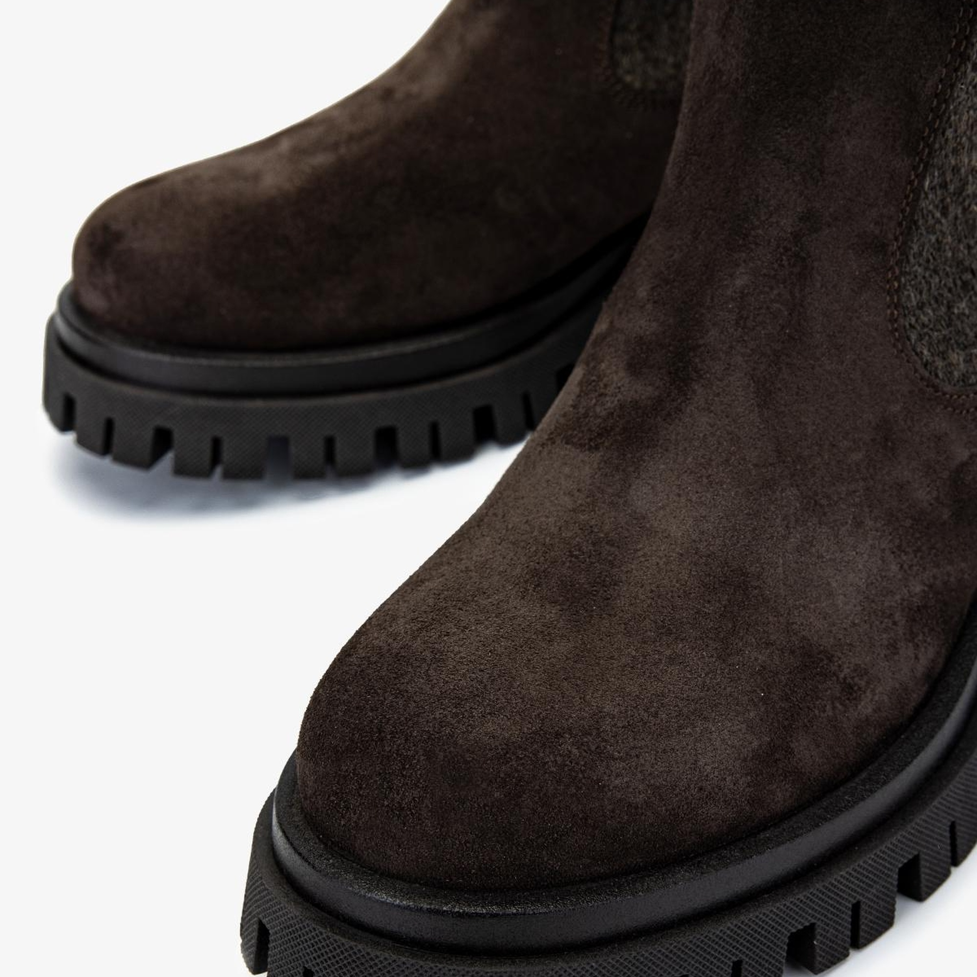 Valmenti Kadın Hakiki Deri Gri Düz Bot