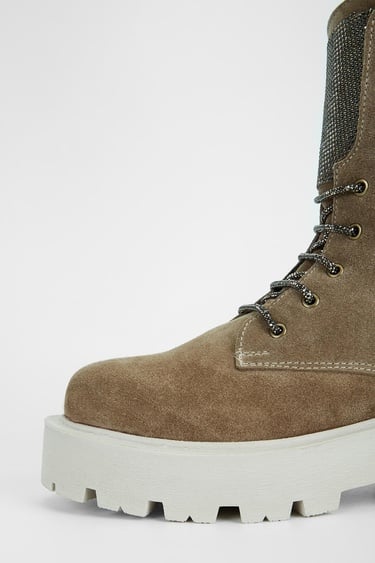  Valmenti Nagy Kadın Vizon Süet Hakiki Deri Casual Bot