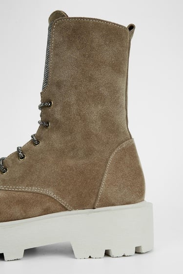  Valmenti Nagy Kadın Vizon Süet Hakiki Deri Casual Bot