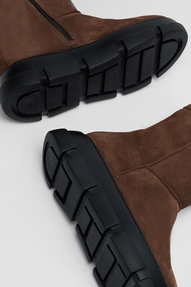  Valmenti Kadın Tütün Hakiki Deri Casual Bot