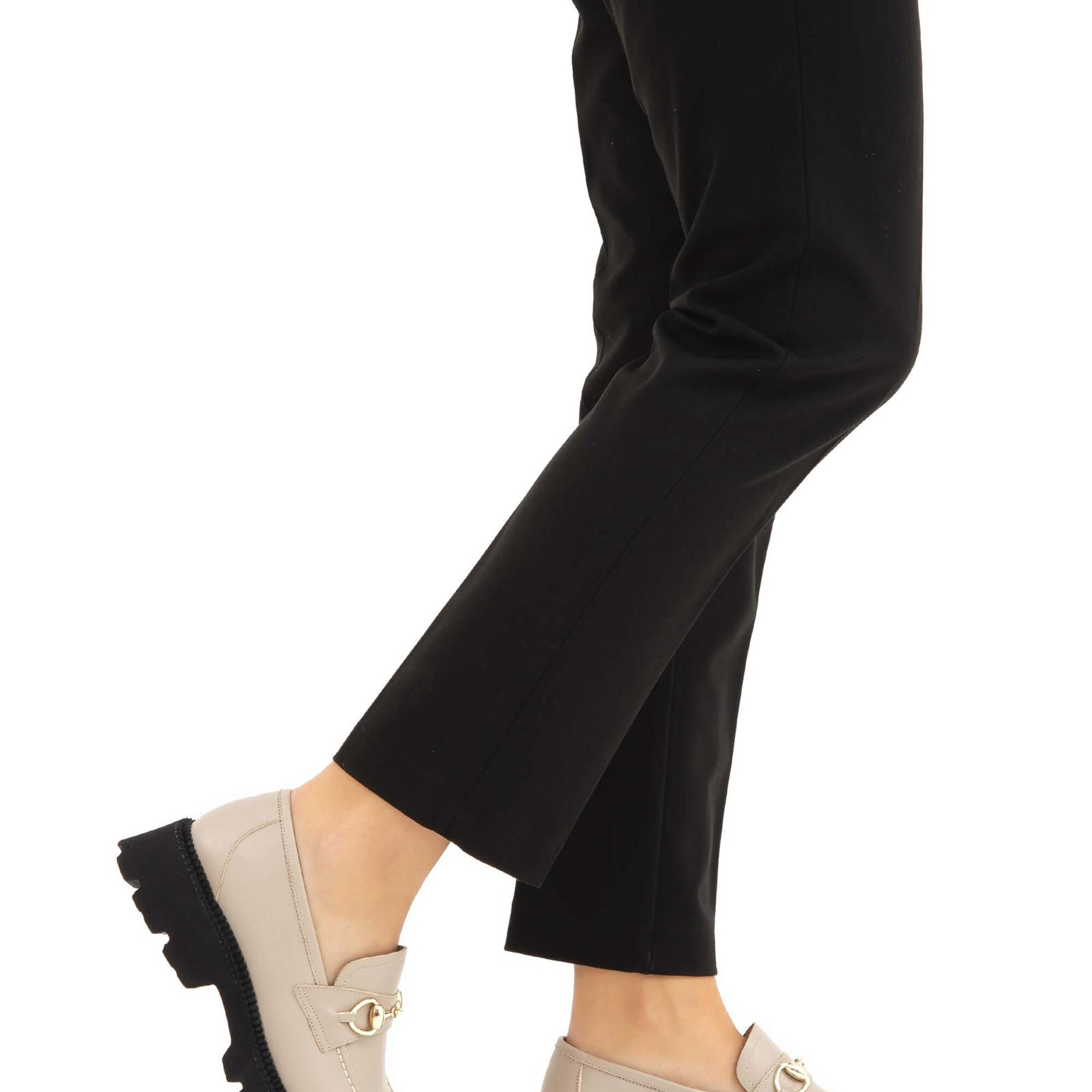 Tamer Tanca Kadın Hakiki Deri Vizon Loafer Ayakkabı