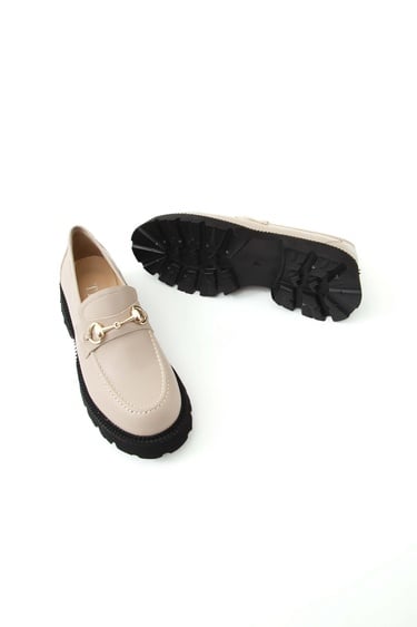  Tamer Tanca Kadın Hakiki Deri Vizon Loafer Ayakkabı