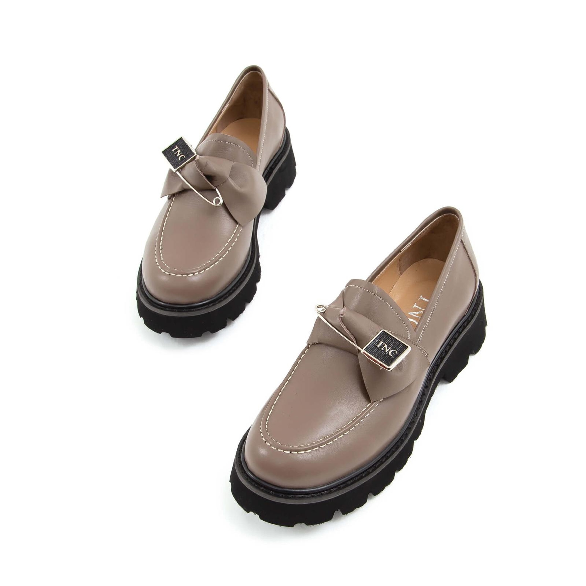 Tamer Tanca Kadın Hakiki Deri Vizon Loafer Ayakkabı