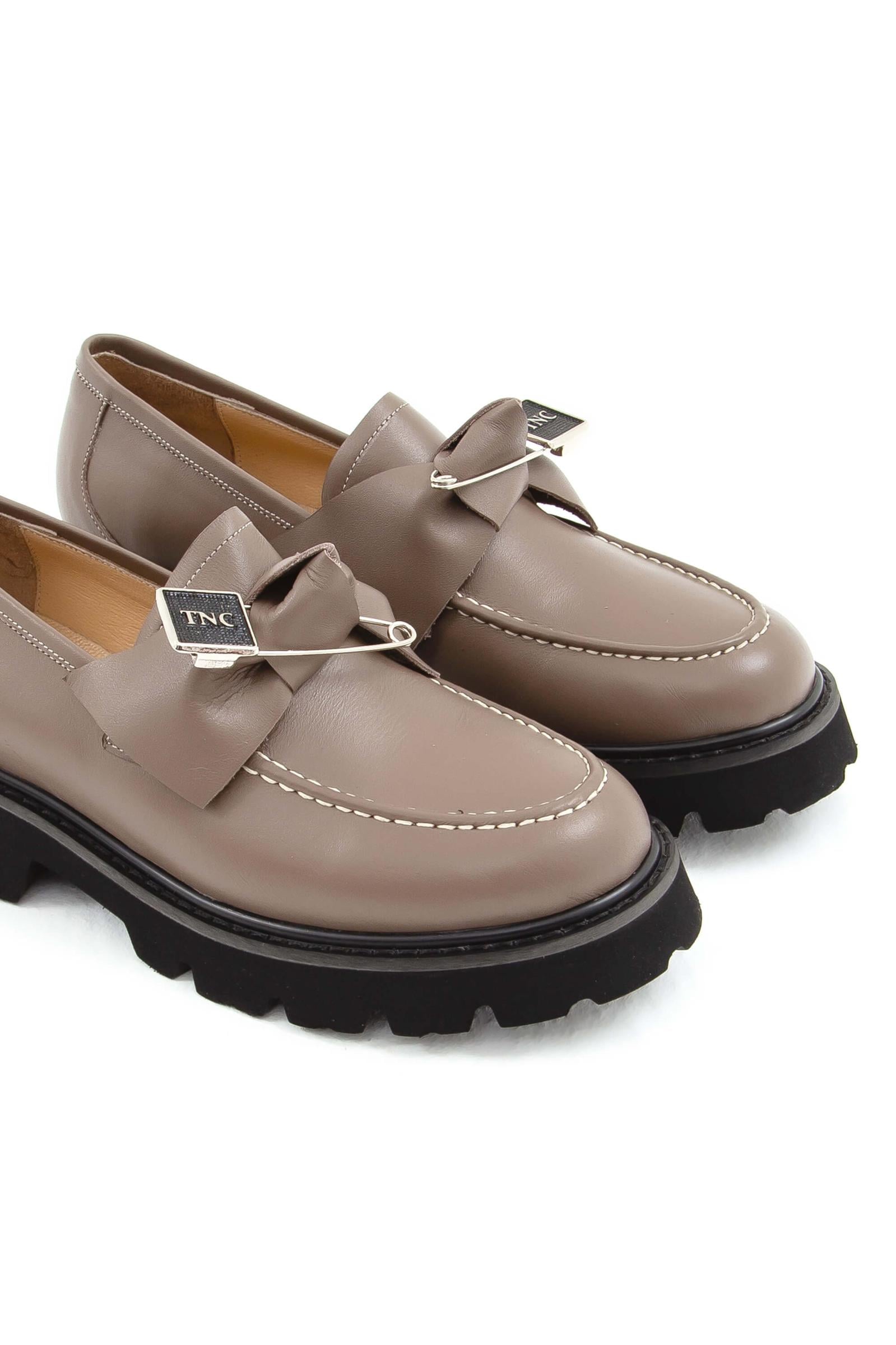  Tamer Tanca Kadın Hakiki Deri Vizon Loafer Ayakkabı