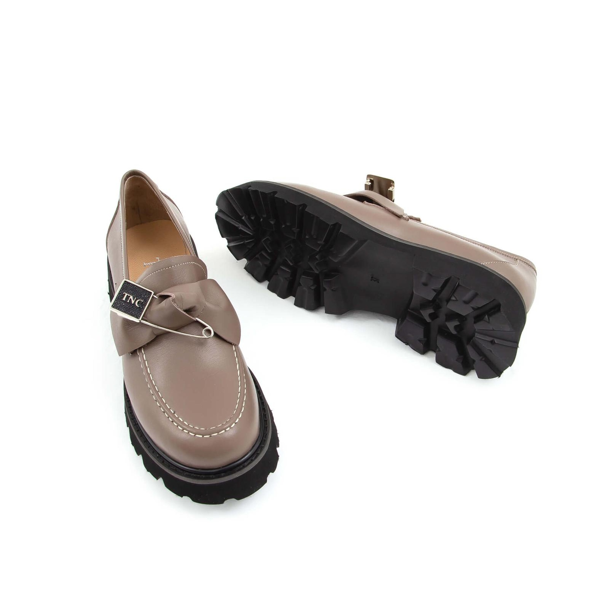 Tamer Tanca Kadın Hakiki Deri Vizon Loafer Ayakkabı