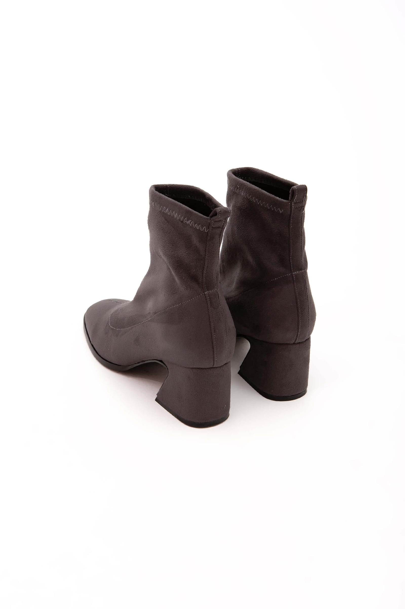 Tamer Tanca Tamer Tanca Kadın Hakiki Deri Gri Casual Bot | FashFed Gri - 4. görsel