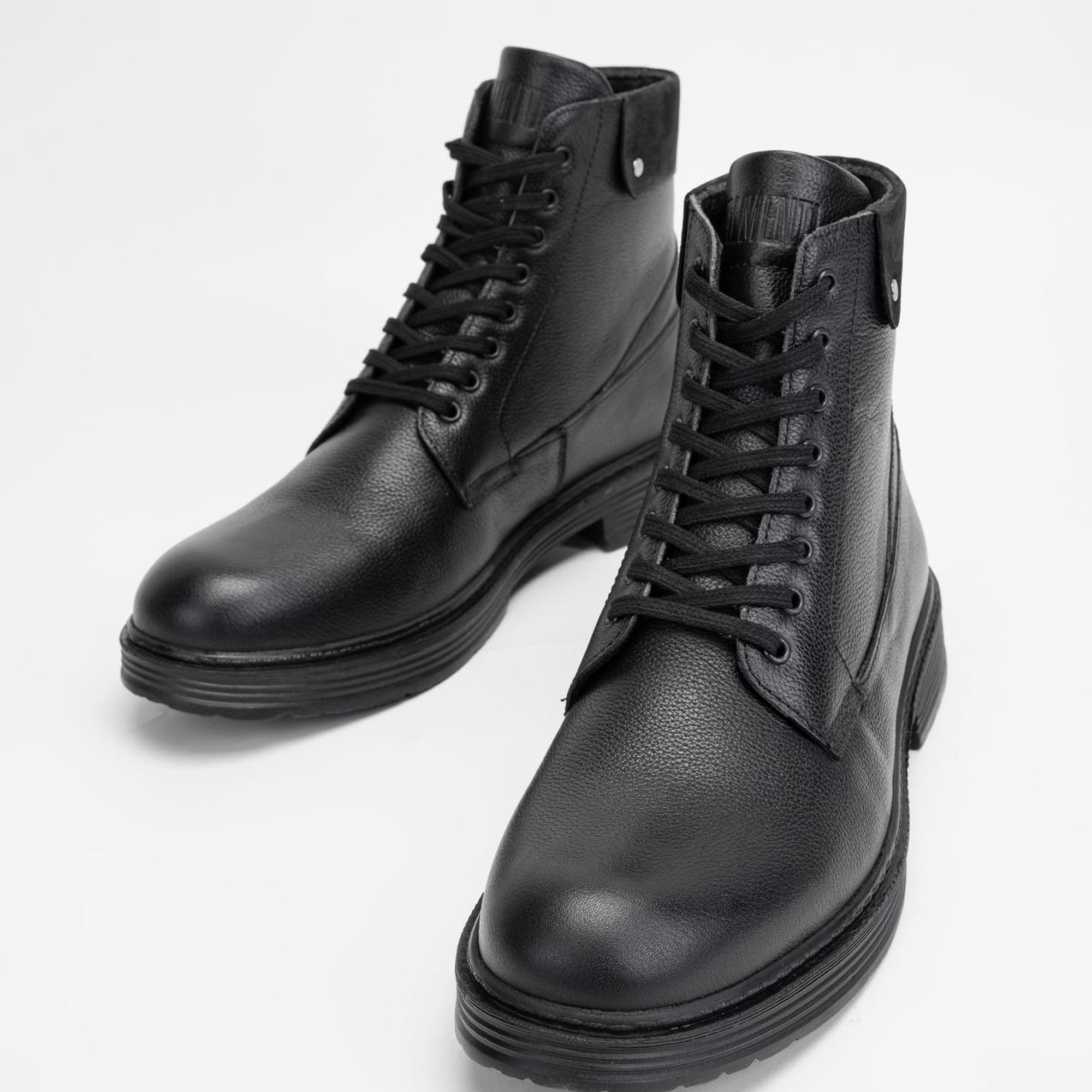 Valmenti Erkek Siyah Floter Hakiki Deri Casual Bot