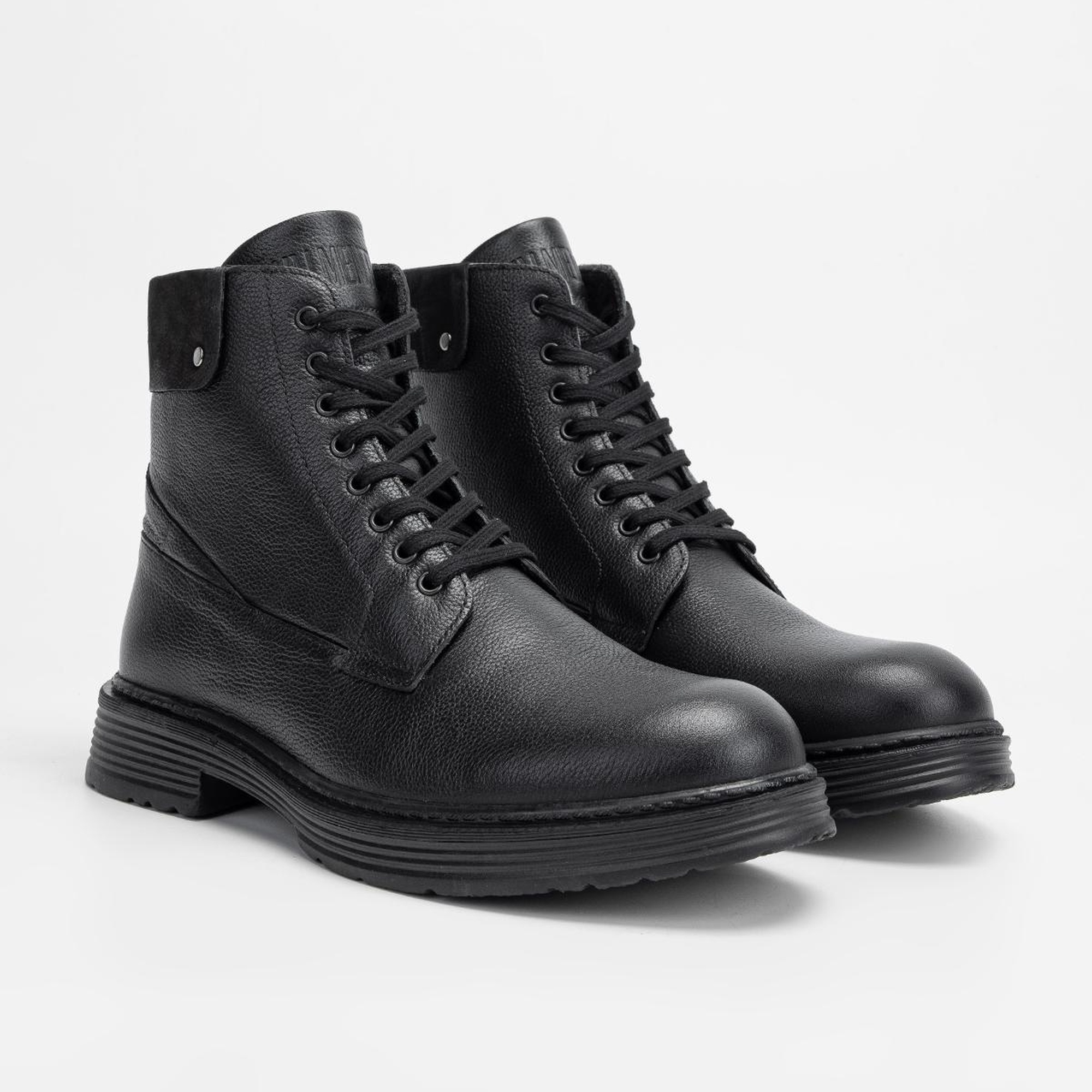 Valmenti Erkek Siyah Floter Hakiki Deri Casual Bot