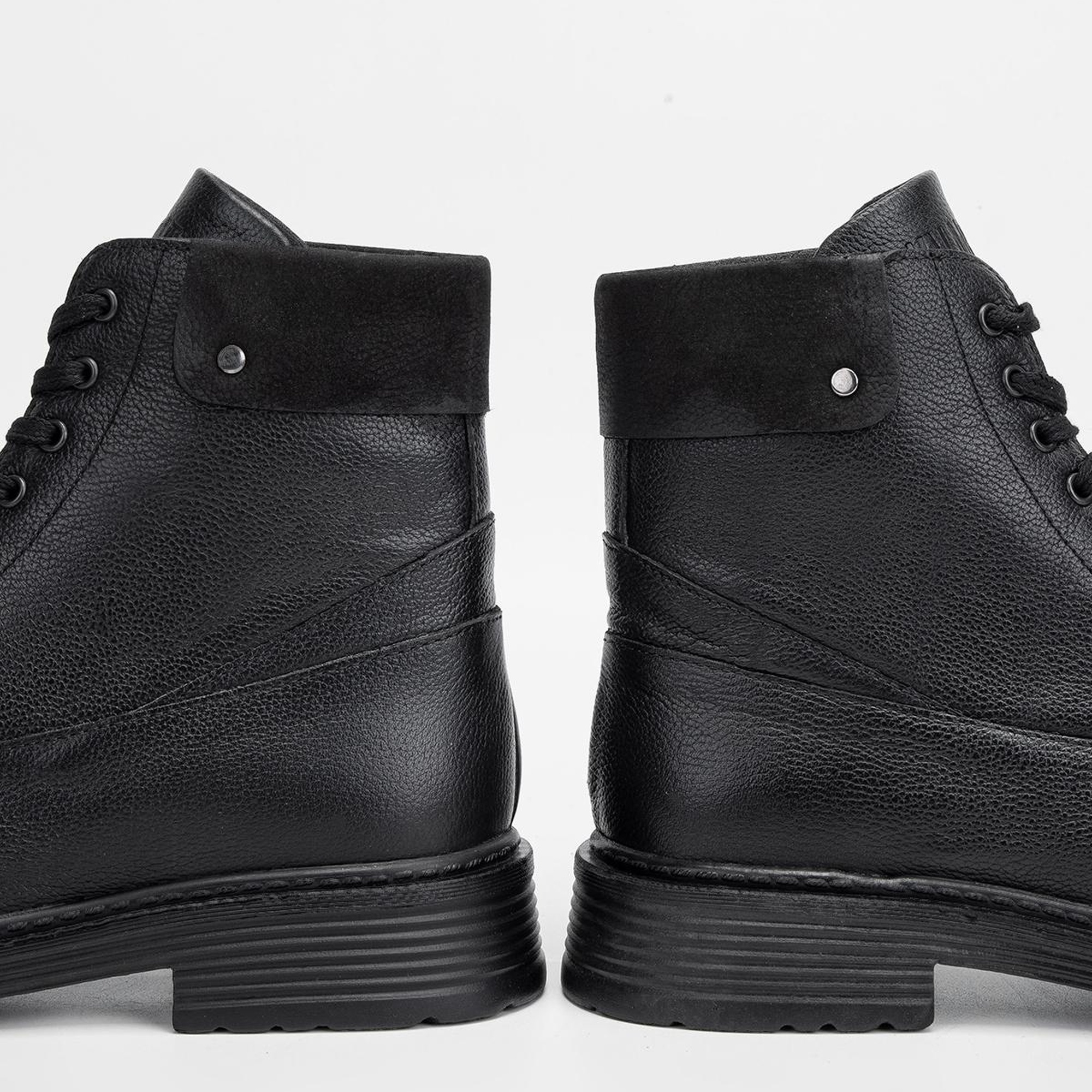 Valmenti Erkek Siyah Floter Hakiki Deri Casual Bot