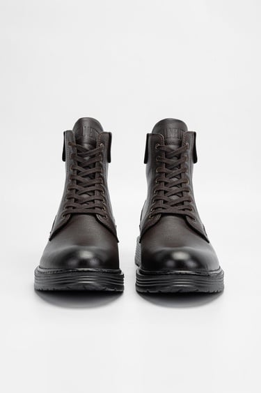  Valmenti Erkek Kahverengi Floter Hakiki Deri Casual Bot