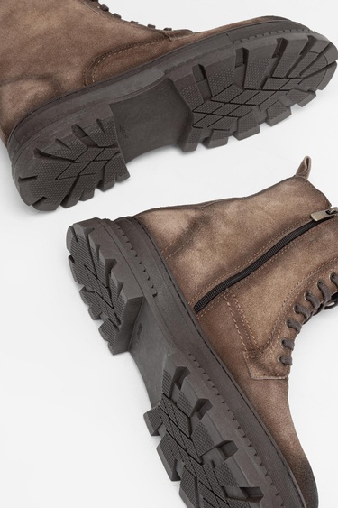  Valmenti Erkek Tarçın Süet Hakiki Deri Casual Bot