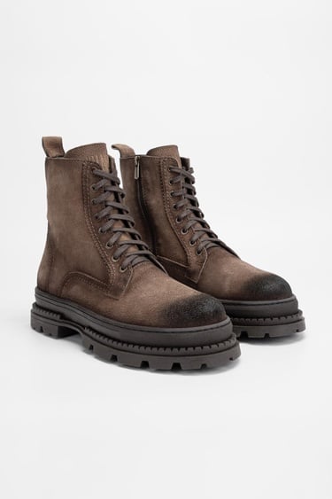  Valmenti Erkek Tarçın Süet Hakiki Deri Casual Bot