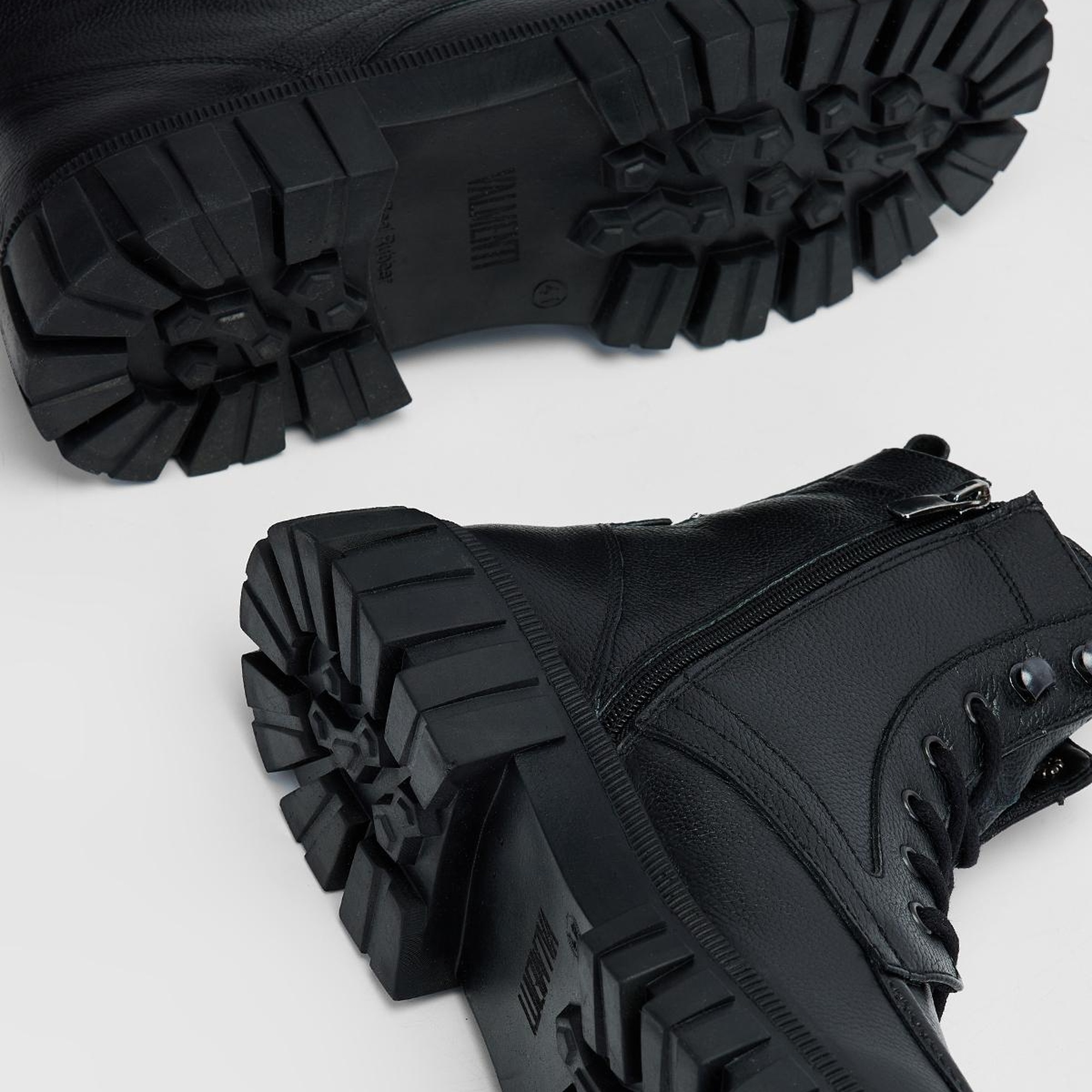 Valmenti Zenith Erkek Siyah Hakiki Deri Casual Bot