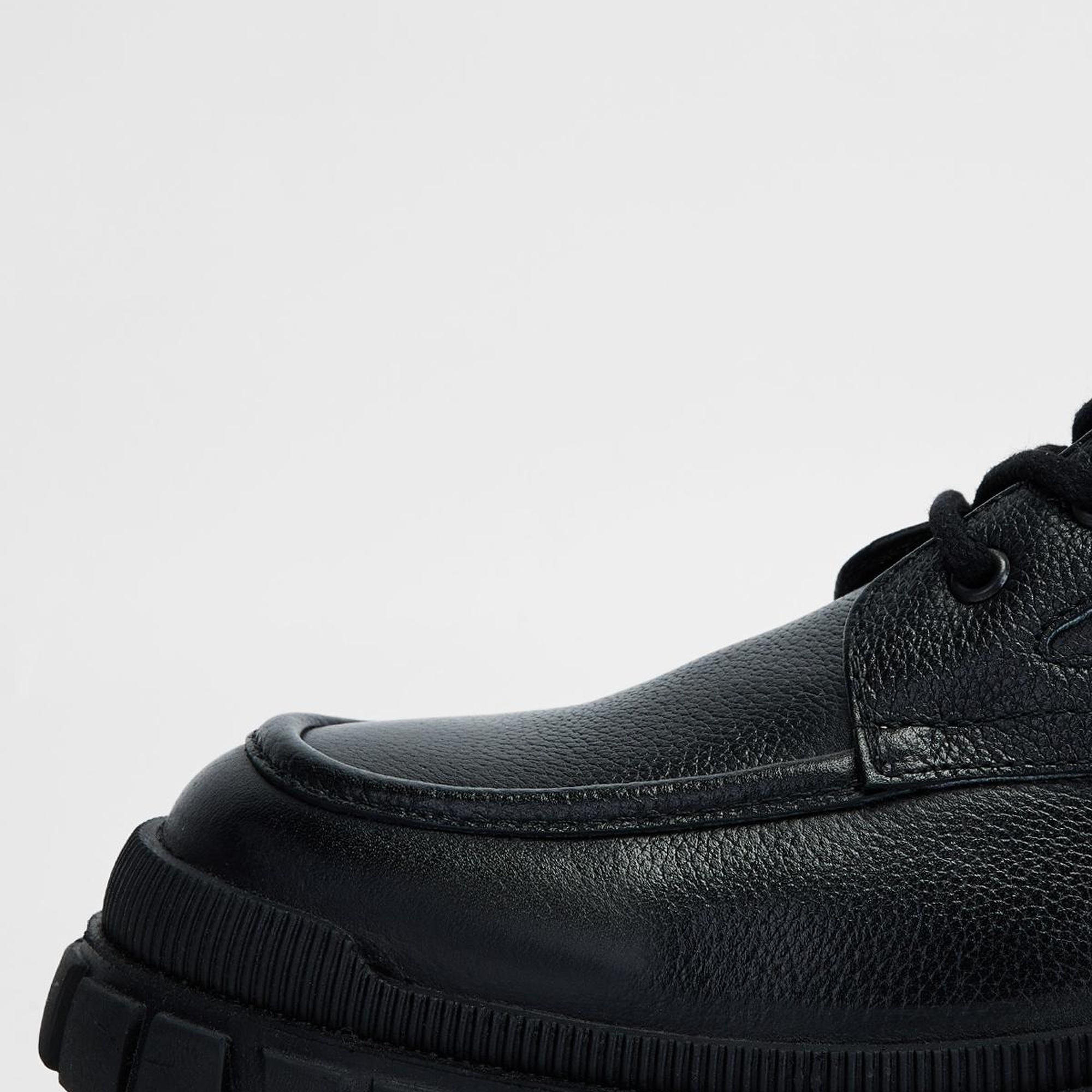 Valmenti Zenith Erkek Siyah Hakiki Deri Casual Bot