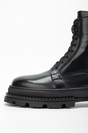  Valmenti Erkek Siyah mat açma Hakiki Deri Casual Bot