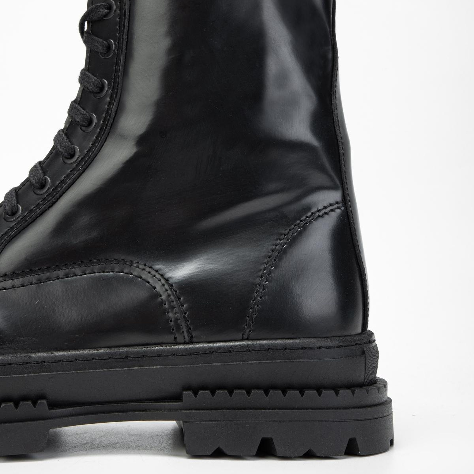 Valmenti Erkek Siyah mat açma Hakiki Deri Casual Bot