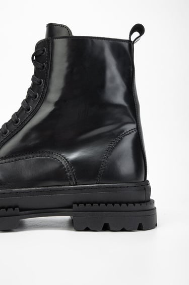  Valmenti Erkek Siyah mat açma Hakiki Deri Casual Bot