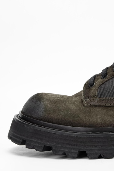  Valmenti Erkek Haki Süet Hakiki Deri Casual Bot