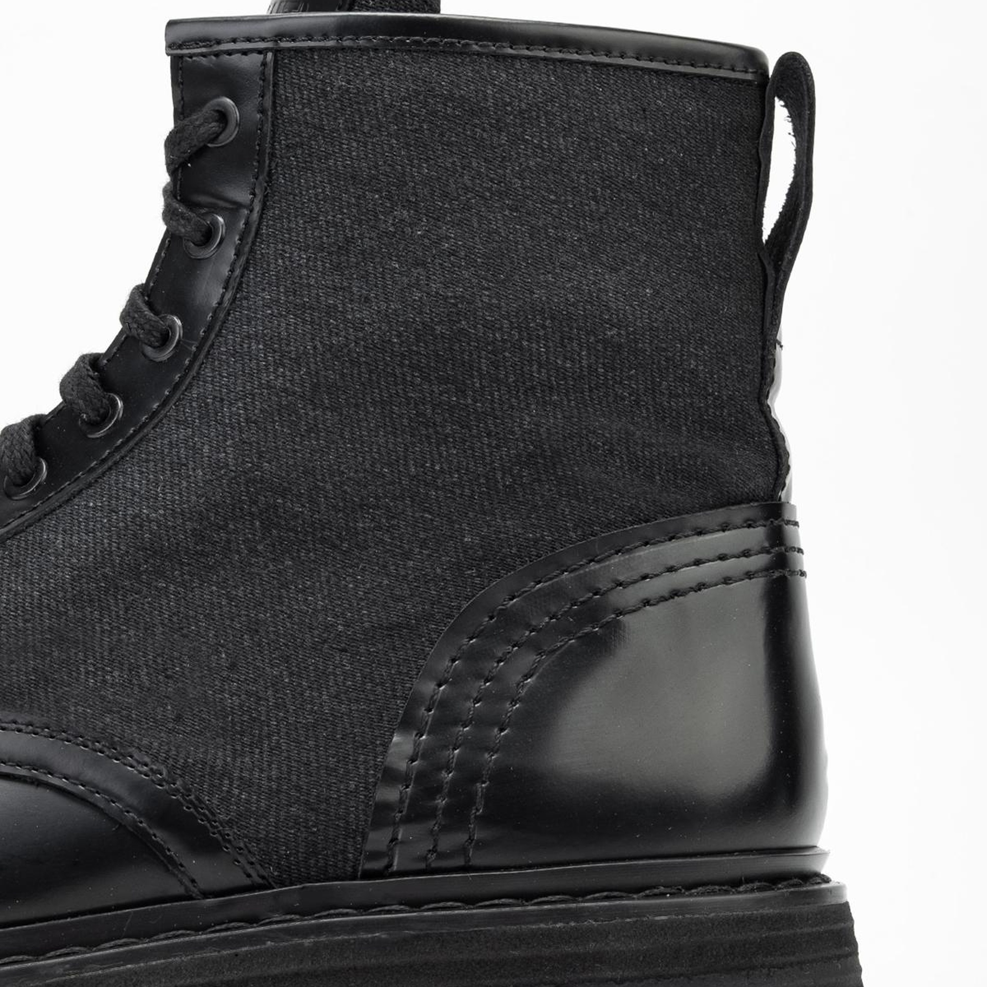 Valmenti Erkek Siyah Açma Hakiki Deri Casual Bot