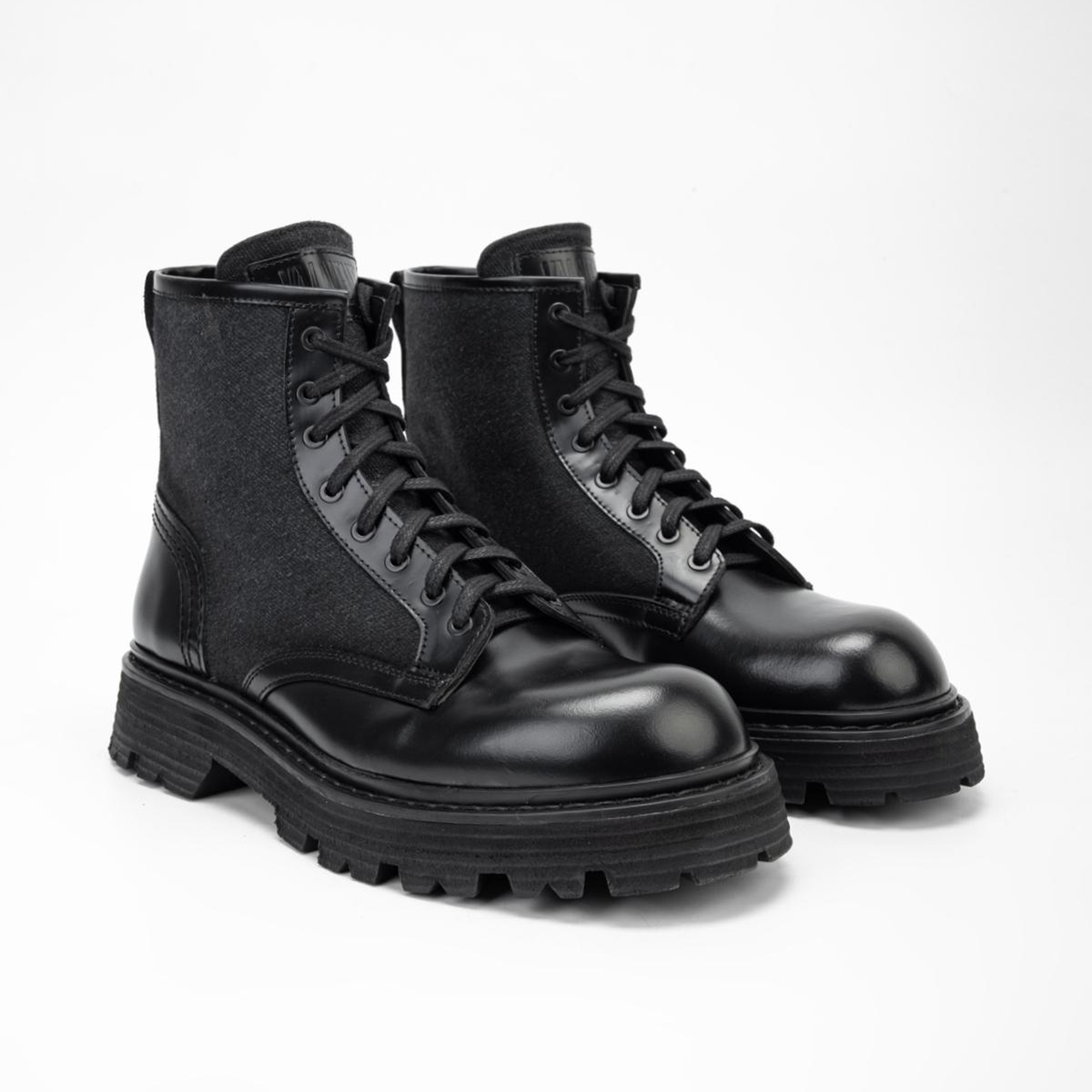 Valmenti Erkek Siyah Açma Hakiki Deri Casual Bot