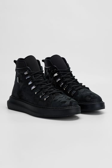  Valmenti Erkek Siyah kmflj Hakiki Deri Casual Bot