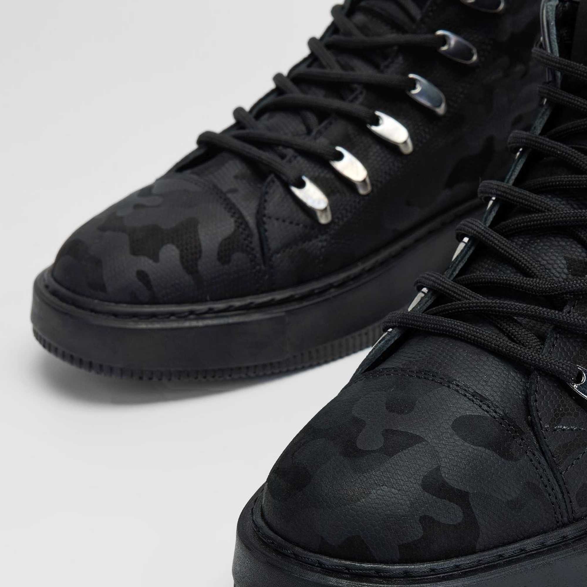 Valmenti Erkek Siyah kmflj Hakiki Deri Casual Bot