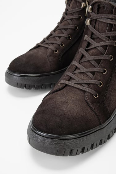  Valmenti Erkek Kahve grft Hakiki Deri Casual Bot