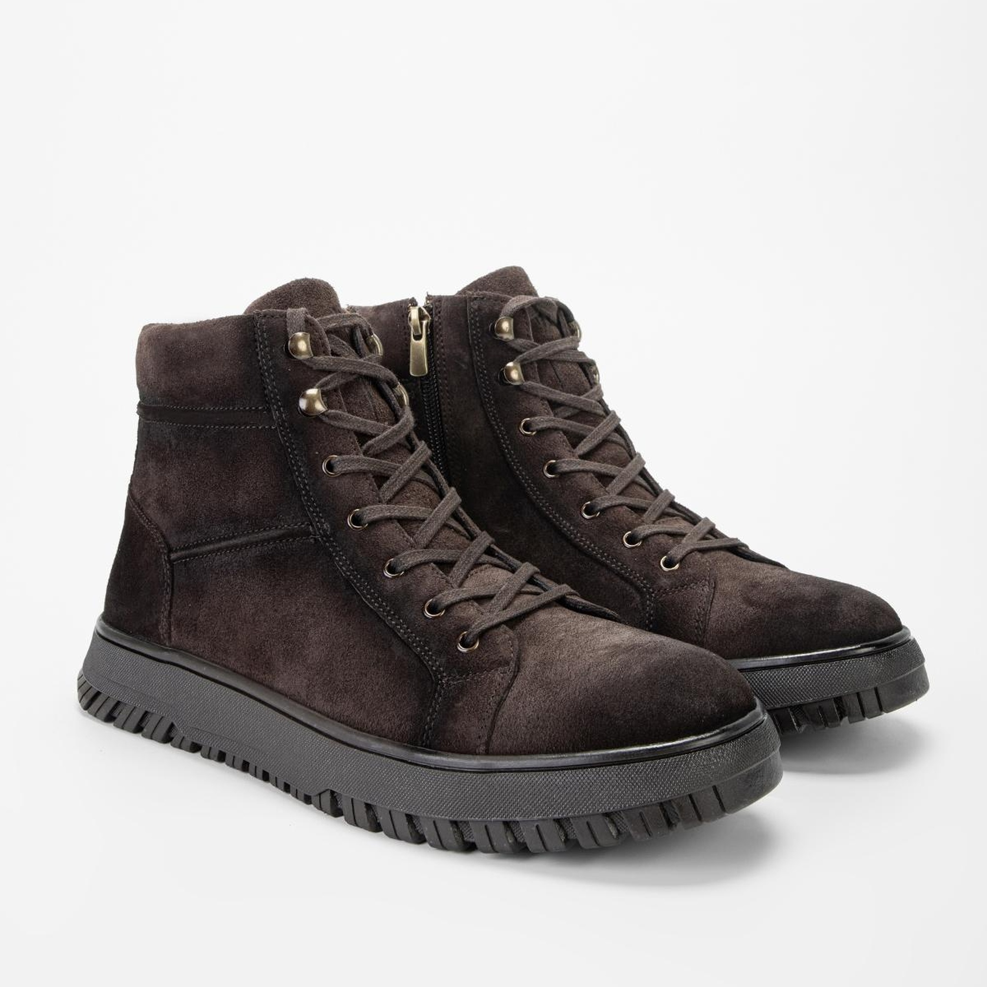 Valmenti Erkek Kahve grft Hakiki Deri Casual Bot