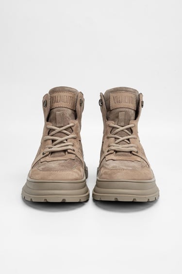  Valmenti Erkek Vizon Nubuk Hakiki Deri Casual Bot