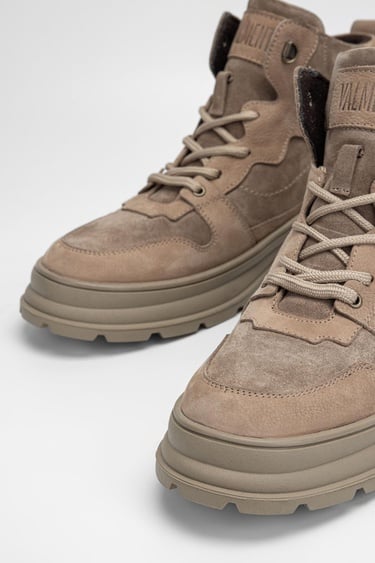  Valmenti Erkek Vizon Nubuk Hakiki Deri Casual Bot