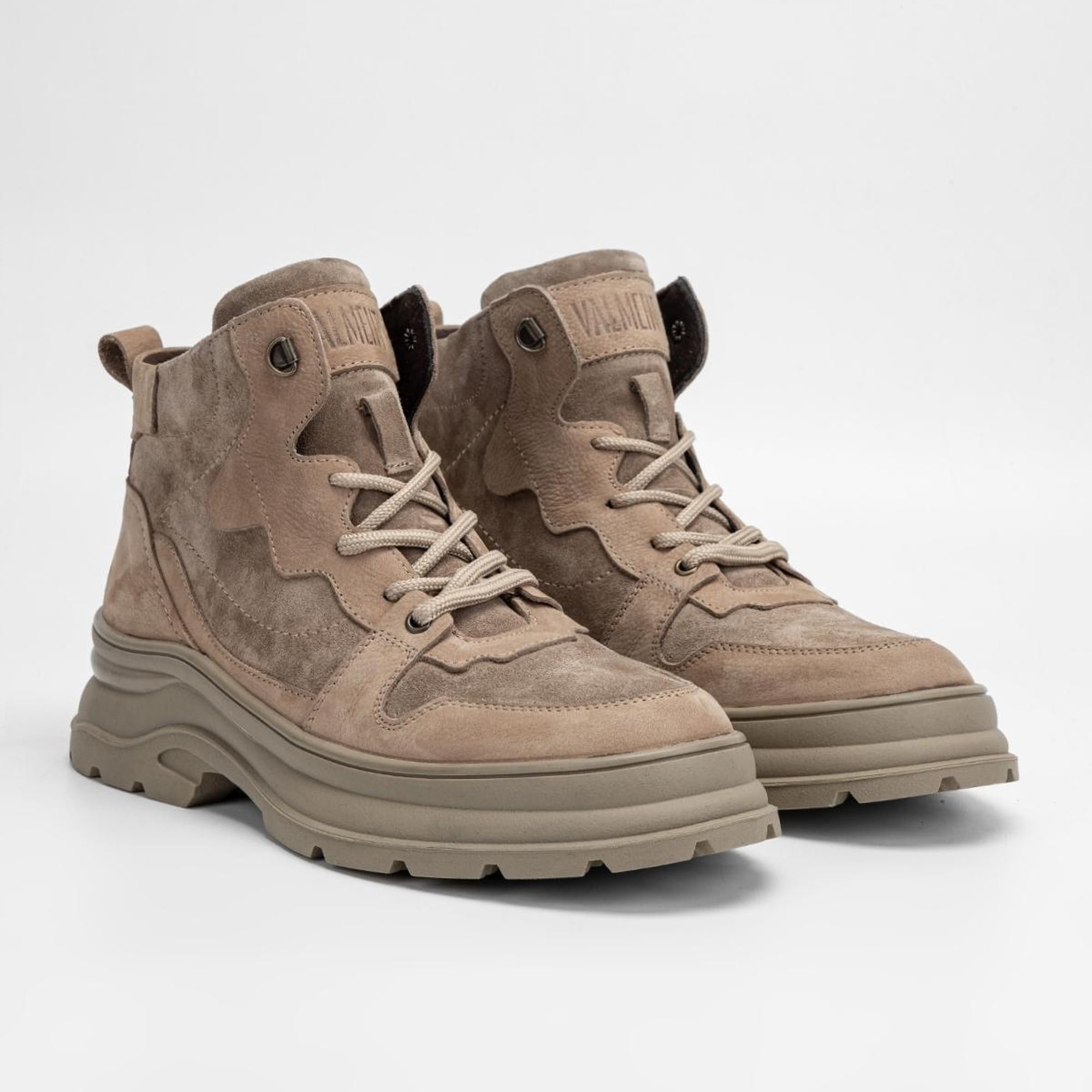 Valmenti Erkek Vizon Nubuk Hakiki Deri Casual Bot