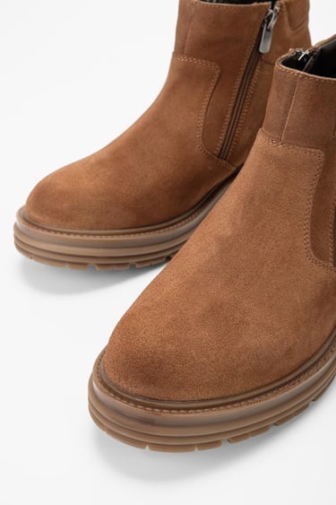  Valmenti Erkek Tarçın Süet Hakiki Deri Casual Bot