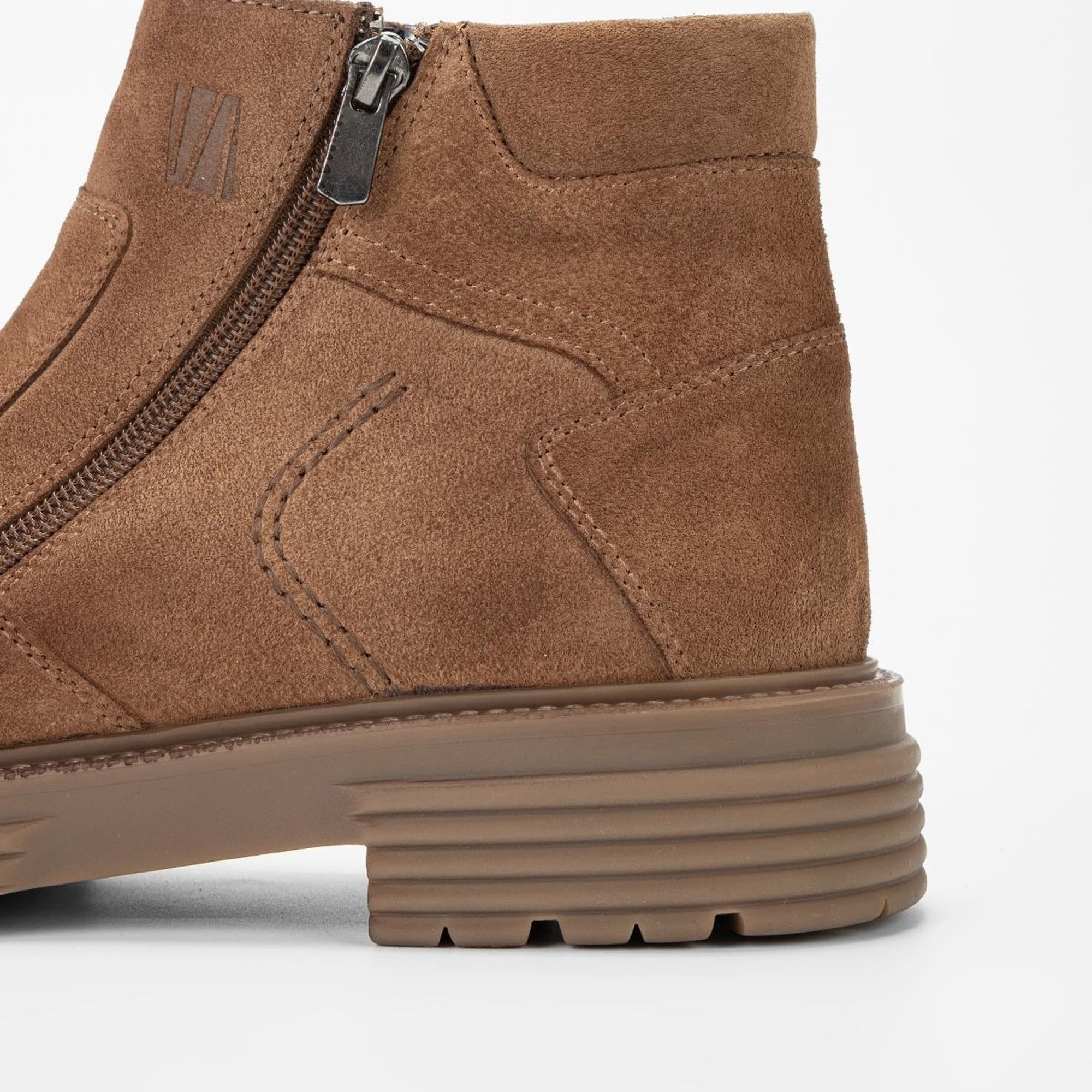 Valmenti Erkek Tarçın Süet Hakiki Deri Casual Bot